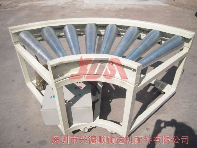 90度轉(zhuǎn)彎滾筒輸送機
